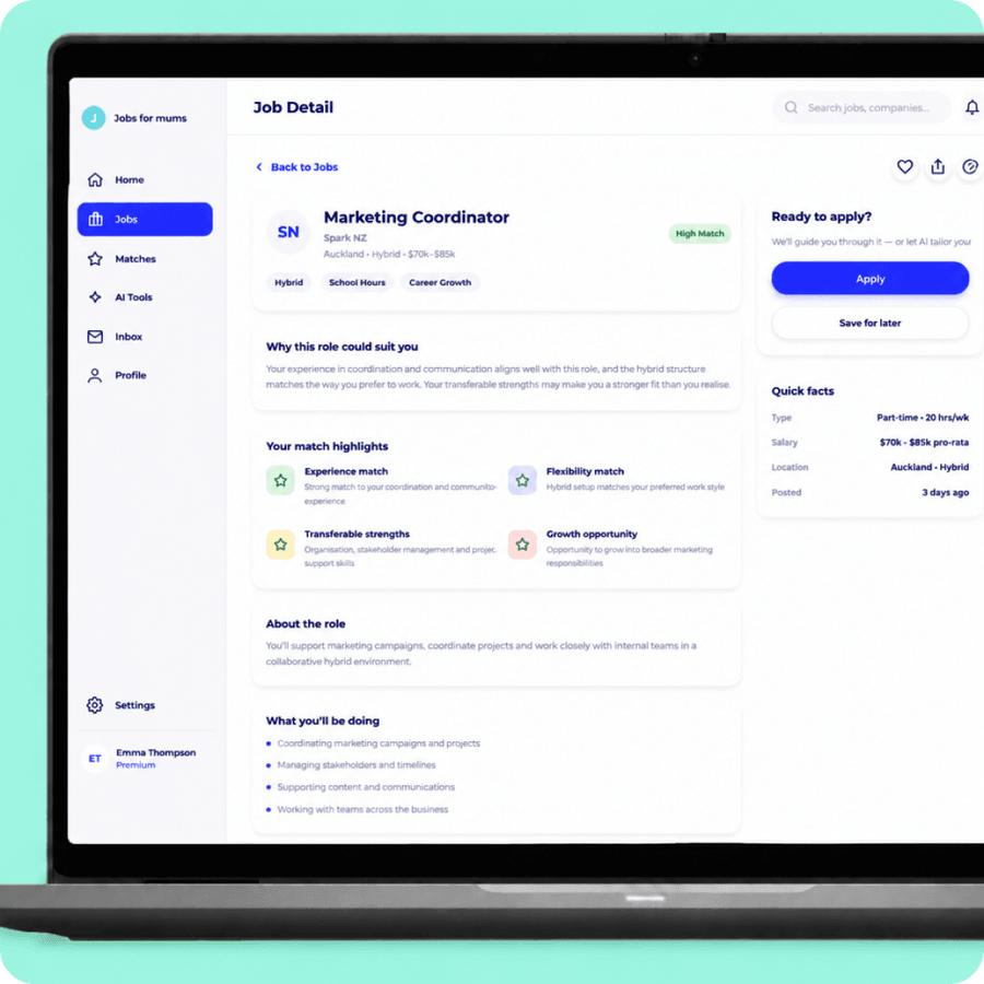 Reference check results as an employer sees them